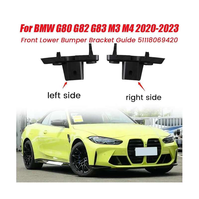 Left Lower Front Bumper Guide 51118069419 for G80 G82 G83 M3 2020-2023 Car Bumper Inner Bracket Cove