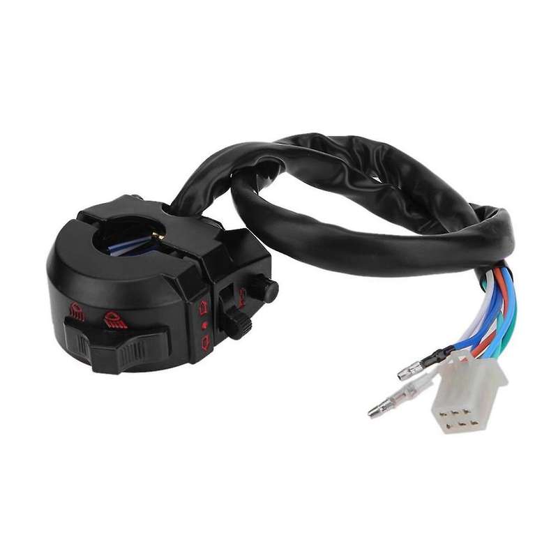 Left Motorcycle Handlebar Switch Horn Turn Signal Far Near Lamp Switch Assembly for XL XR 250 400 65