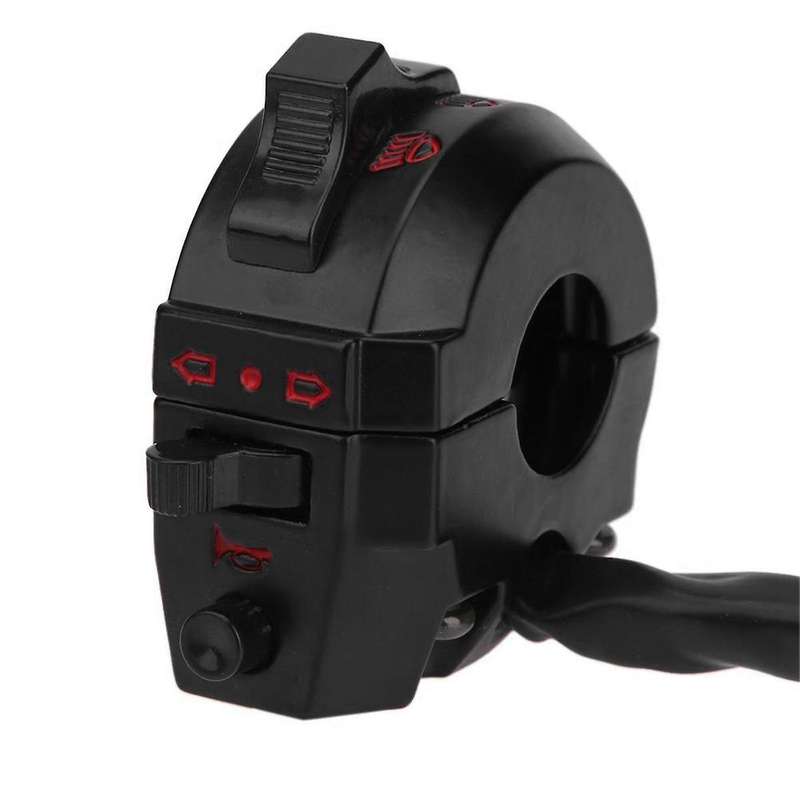 Left Motorcycle Handlebar Switch Horn Turn Signal Far Near Lamp Switch Assembly for XL XR 250 400 65
