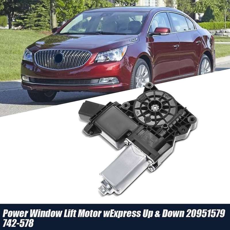 Left Power Window Lift Motor W/express Up & Down for 2010-2016 20951579 742-578 Window Glass Regula