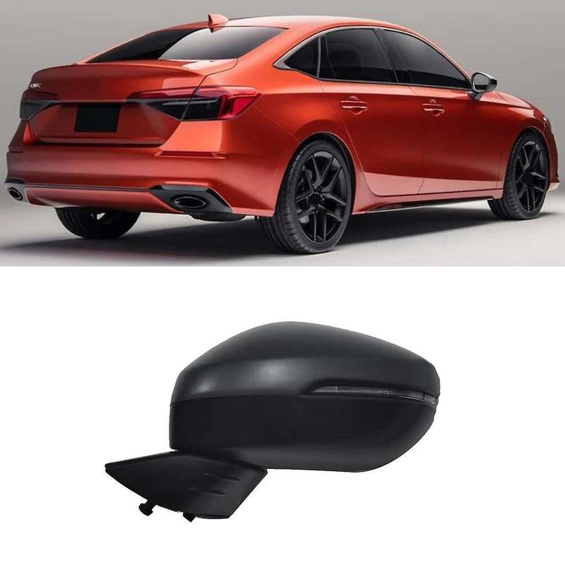 Left Outside Rear View Mirror Assembly for 2022 2023 Reversing Mirror 5-wire W/ Power Turn Signals F