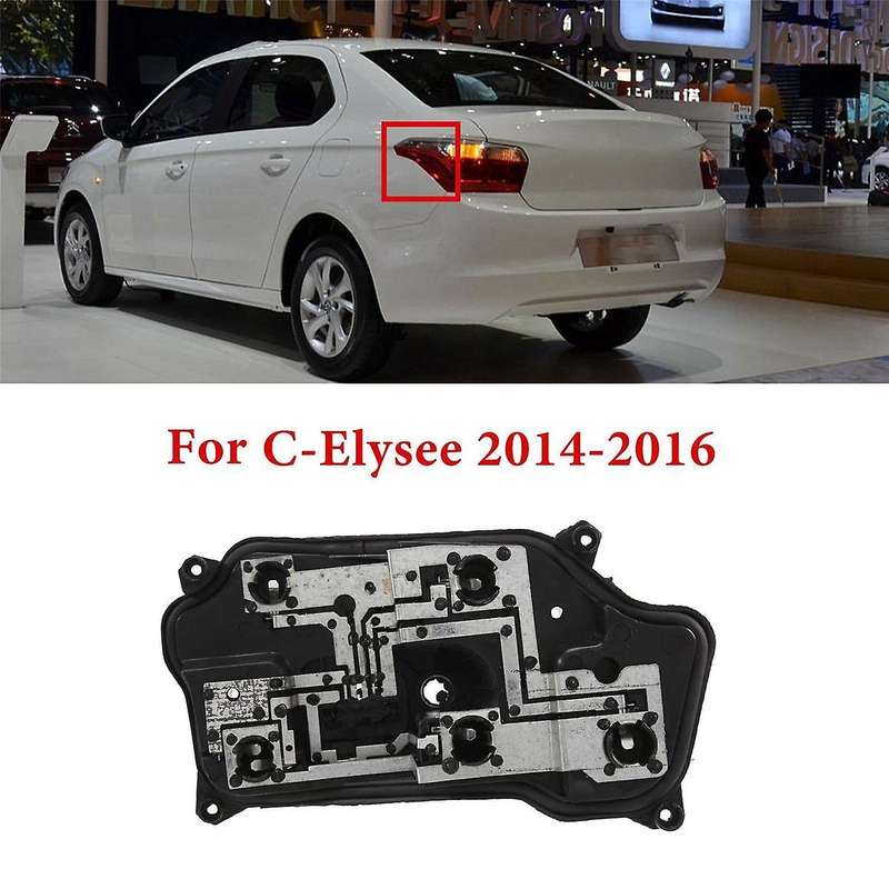 Left Rear Brake Tail Lamp Base for C-elysee 2014-2016 Taillight Circuit Board Bulb Base Socket