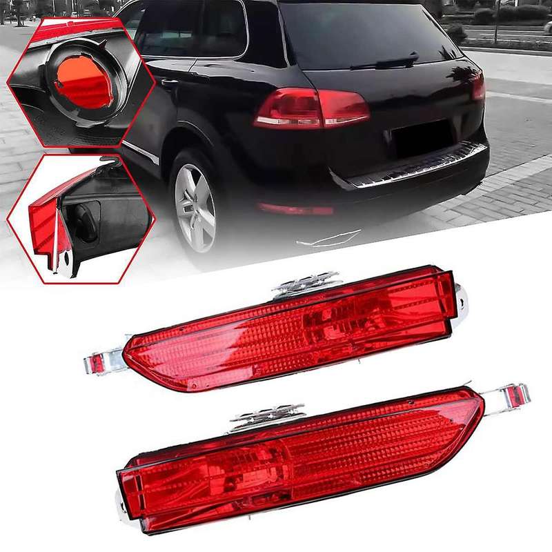 Left Rear Bumper Light Tail Fog Light Bumper Side Marker Reflector Replacement Housing for 2011-2014