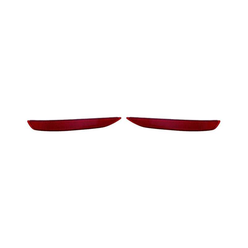 Left Rear Bumper Reflector Light Red Lens for 2018 2019 2020 Taillight Brake Lamp Parking Reflector
