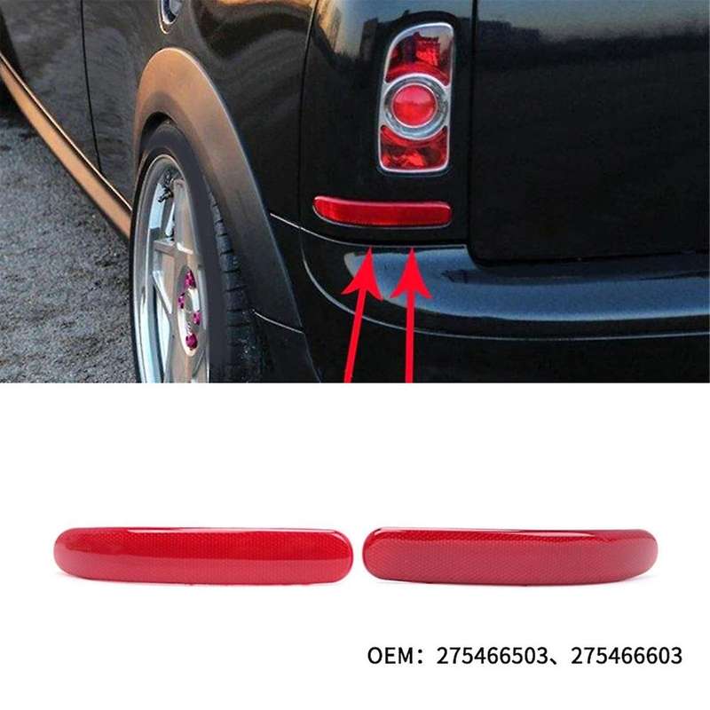 Left Rear Bumper Reflector Lights for R55 2008-2014 Tail Brake Turn Signal Lights 275466503