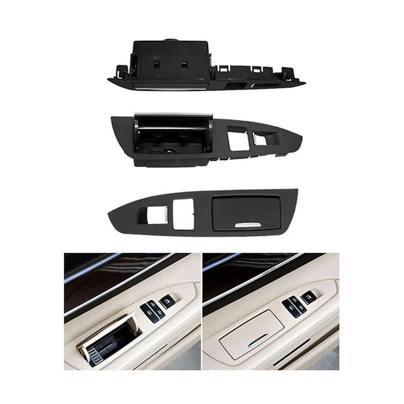 Left Rear Door Switch Panel Trim Cover Door Ashtray Ashtray Cover Plate for 2008-2014 -7 Series F01