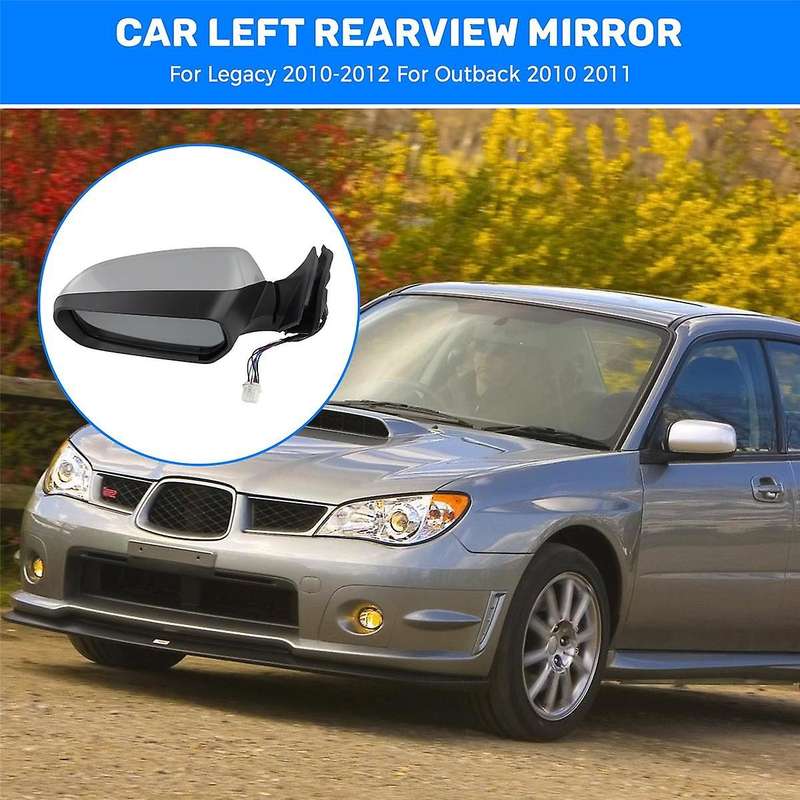 Left Rearview Mirror Assembly Car Rearview Mirror Reflector for Legacy 2010-2012 2010 2011