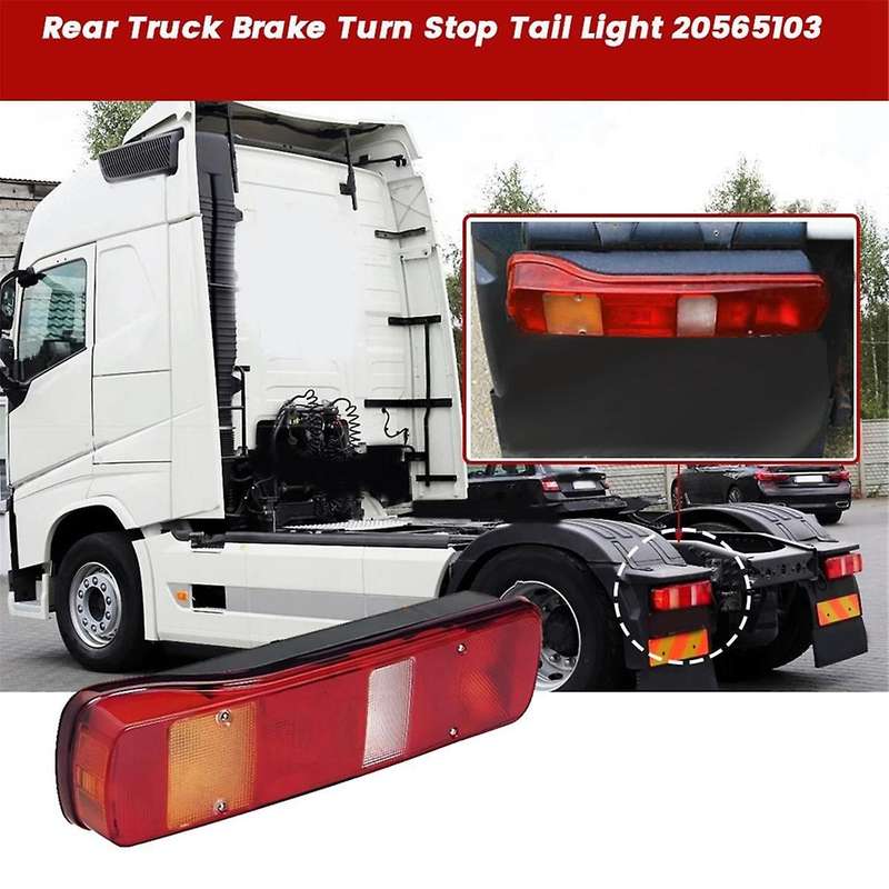 Left Rear Truck Reverse Brake Turn Stop Tail Light 20565103 for 12 16 460 FM D12D500 D12C460 D12D460