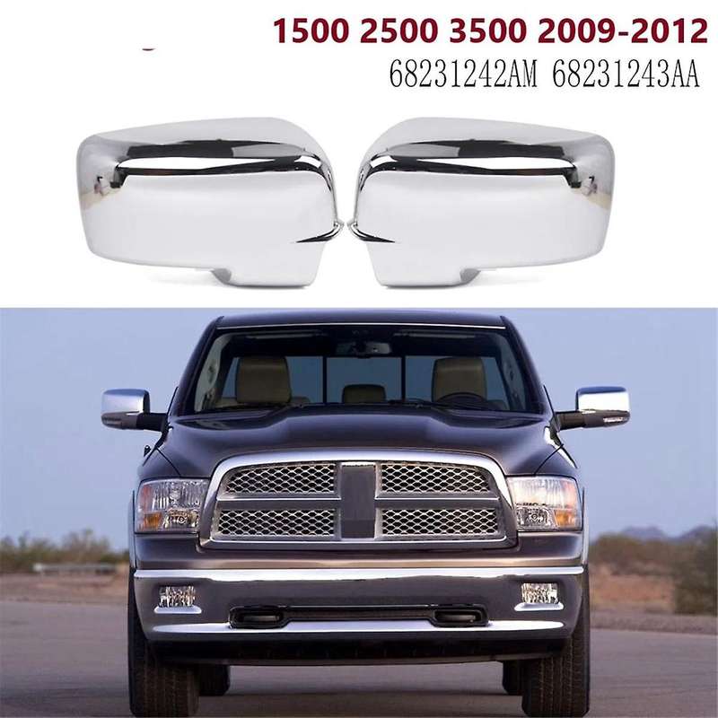 Left Rearview Mirror Caps Shell Door Mirror Cover for Ram 1500 2009 2010 2011 2012 Side Mirror Cover