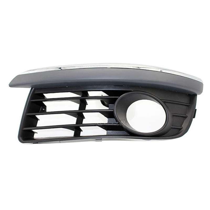 Left Right Bumper Fog Light Lamp Chrome Grill for V MK5 2006 2007 2008 2009 2010 1K0853665A 1K085366