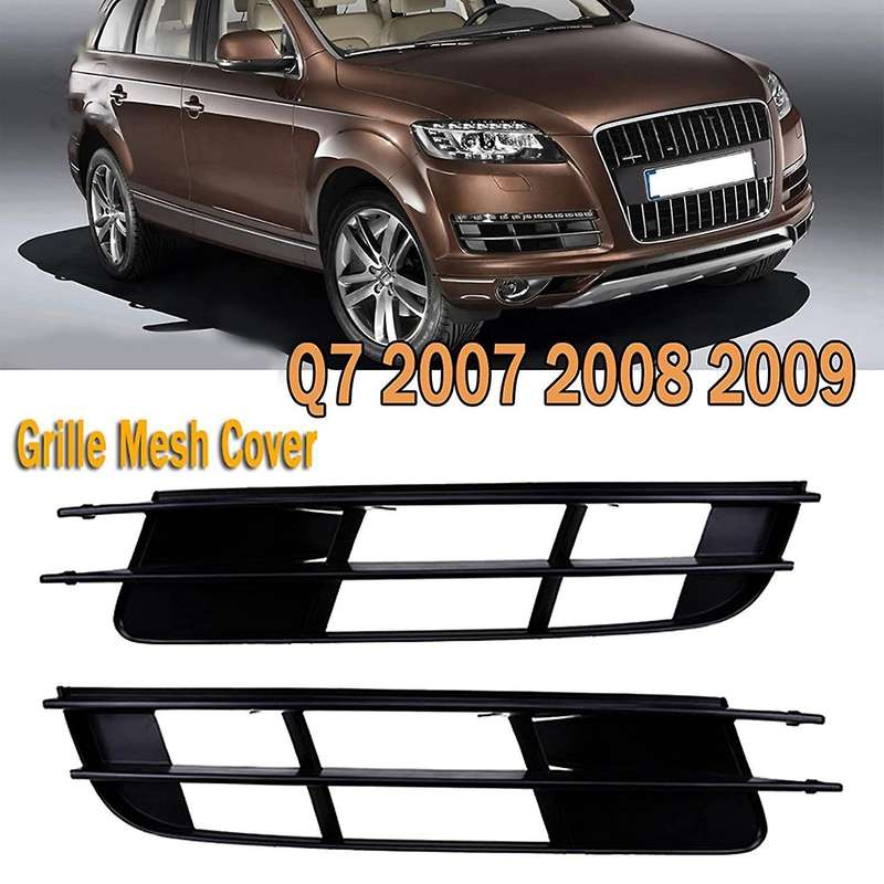 Left Right Front Bumper Lower Intake Grilles Grill Vent Trim for- 2007-2009 4L0807681 4L0807682