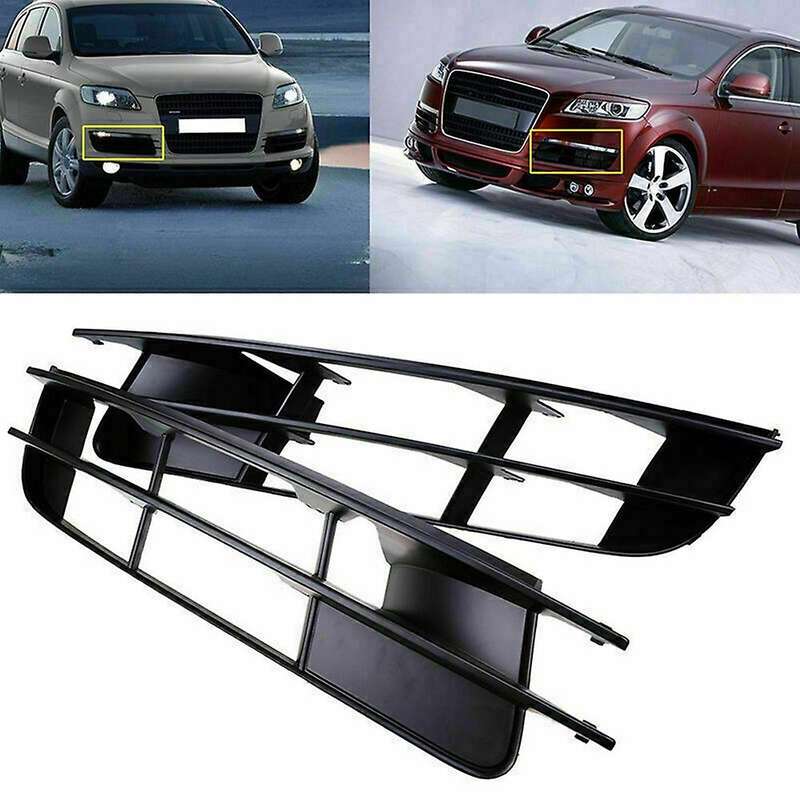 Left Right Front Bumper Lower Intake Grilles Grill Vent Trim for- 2007-2009 4L0807681 4L0807682