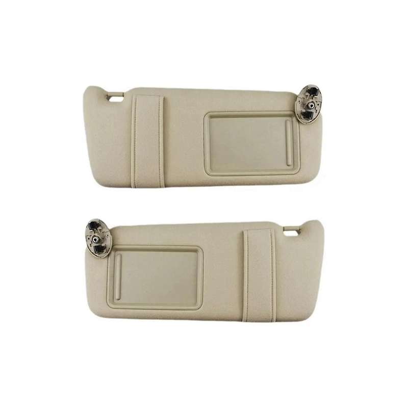Left Right Driver Passenger Side Sun Visor with Makeup Mirror for 2007-2011 74310-06750-e0 74320-067