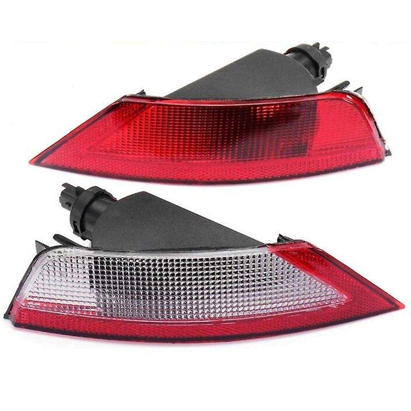 Left Right Rear Bumper Brake Fog Lights Tail Car Reversing Light Fog Lamp with Bulb for Focus 2009-2