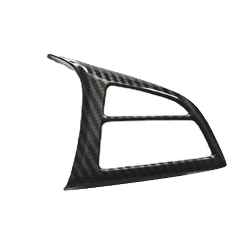 Left Right Steering Wheel Frame Decor Switch Button Cover Trim Decoration Carbon Fiber Look for TANG