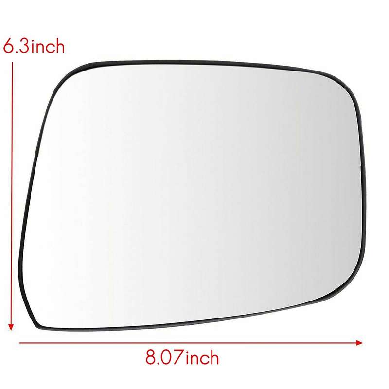 Left Side Car Rear View Mirror Side Wing Door Mirror Glass Power Heated for Navara D40 2005 - 2015