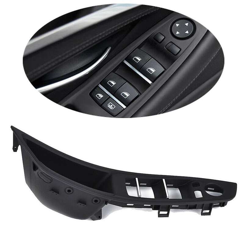 Left Side Door Handle,Window Switch Armrest Panel Door Armrest Pull Handle for  F10/F11 5 Series 201