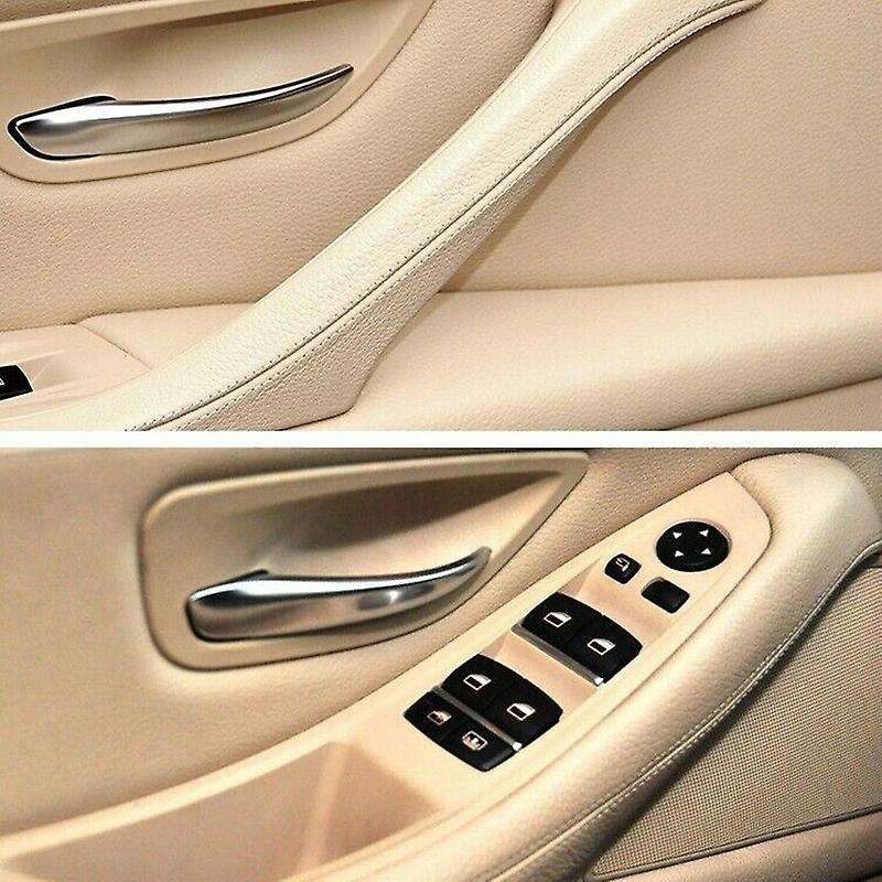 Left Side Door Handle,Window Switch Armrest Panel Door Armrest Pull Handle for  F10/F11 5 Series 201