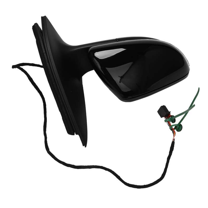 Left Side Door Rear View Mirror Assembly LH 6 Lines for Golf MK6 2009-2012 with Electric Adjustment