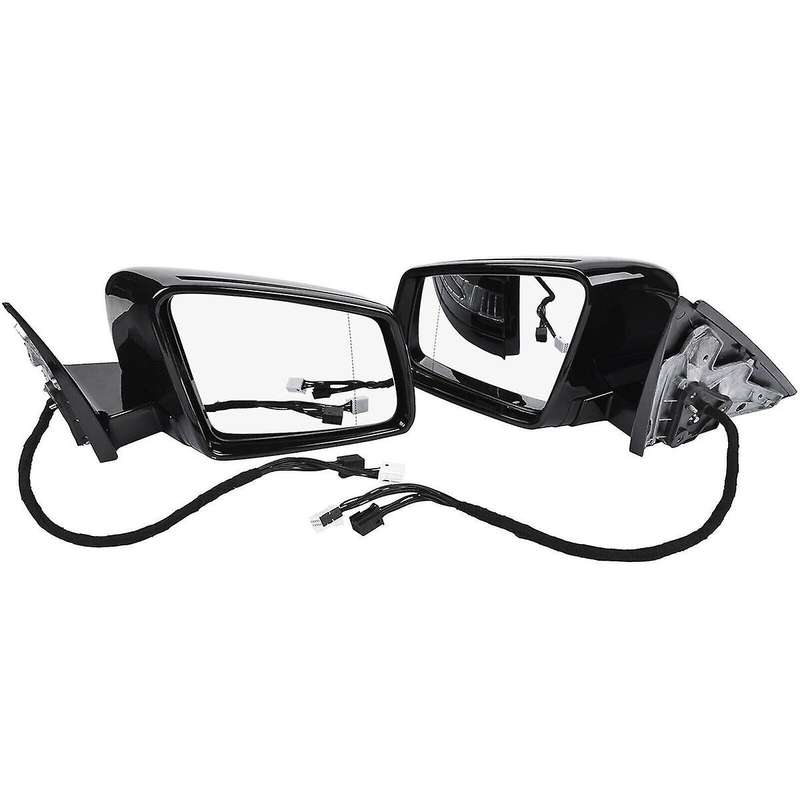 Left Side Door Power Rear View Mirror Assembly Black for W221 S Class S300 S400 S500 S550 2010-2013