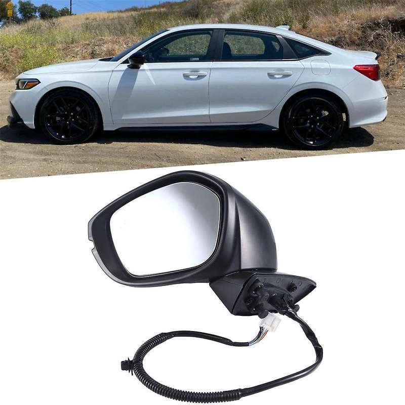 Left Side Electric Folding Mirror Assy 76258-T31-H41 for 2022 2023 10-Wire W/Heated Blind Spot Turn