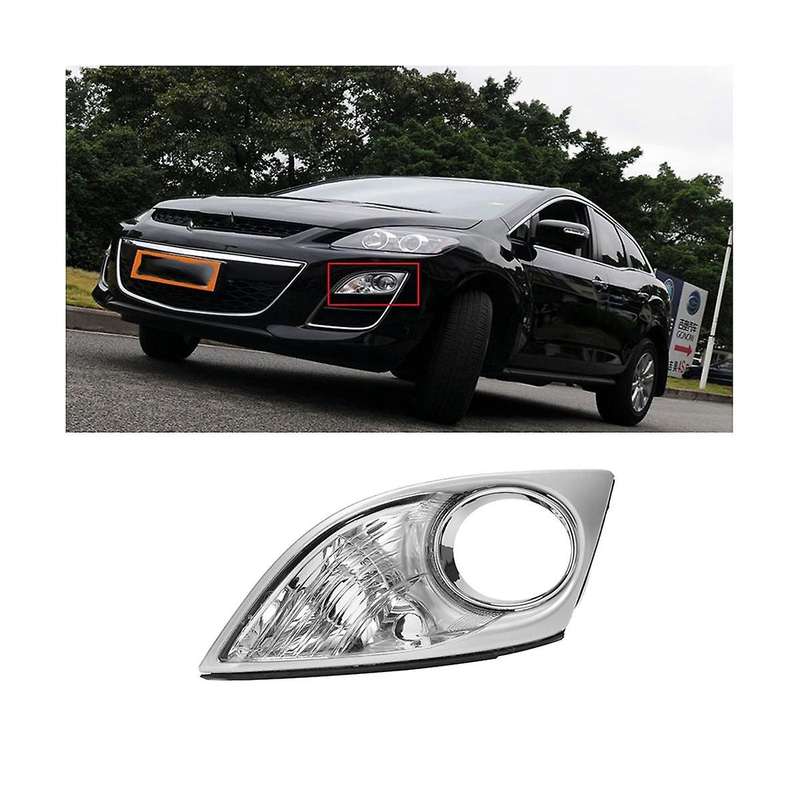 Left Side Front Bumper Corner Light Cover Fog Light Cover Fog Lamp Hood for Cx7 -7 2009-2011