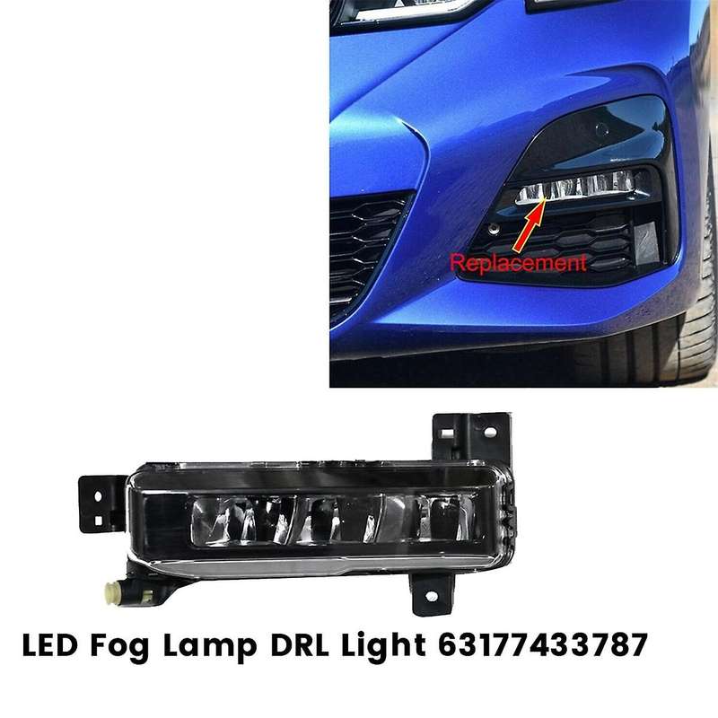 Left Side Front Bumper LED Fog Lamp DRL Light 63177433787 for F44 G20 G21 G28 2018-2022 Daytime Run