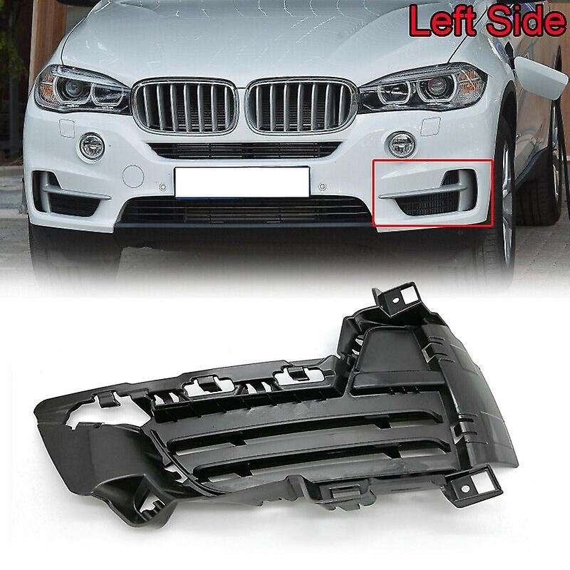 Left Side Front Bumper Grille Mesh Grill Cover Vent Black for X5 F15 2014-2018 51117307993