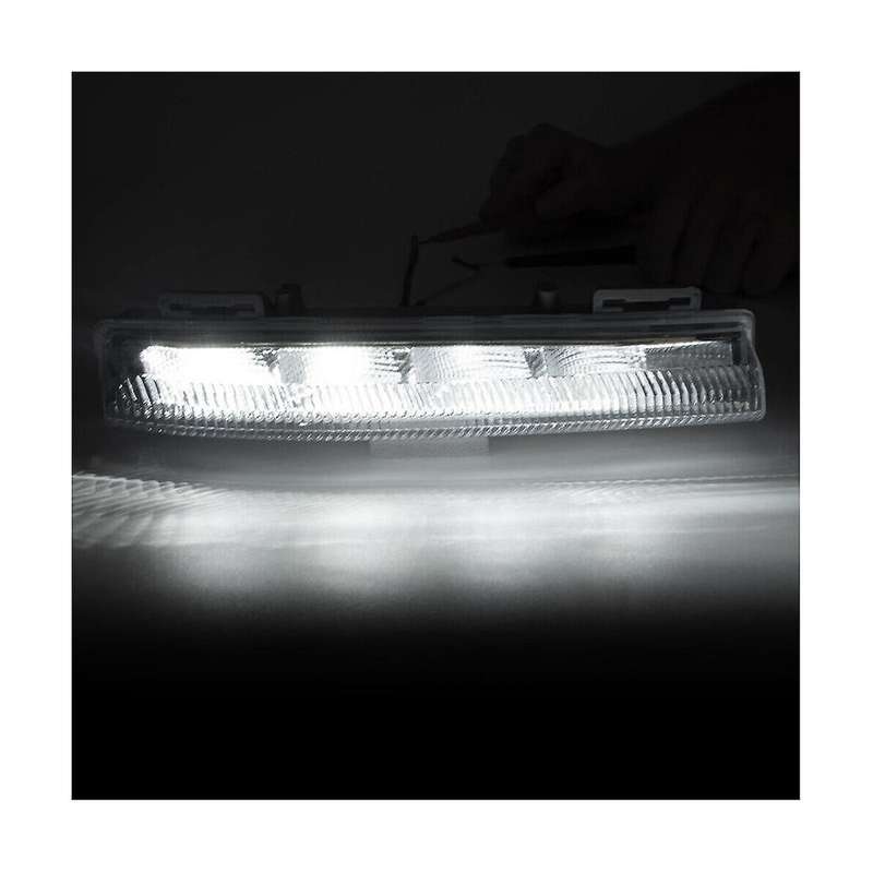 Left Side Front Drl Daytime Running Lights Fog Light Lamp for W204 W212 C250 C280 C350 E350 2007-20