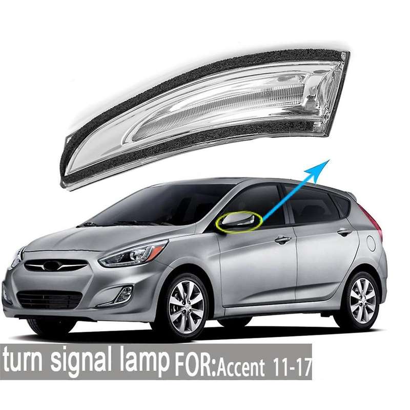 Left Side Mirror Dynamic Led Turn Signal Light 87614-1r000 for Accent 2011-2017 Repeater Lamp