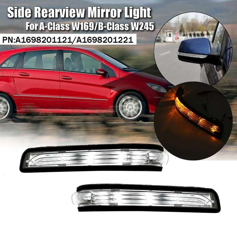 Left Side LED Rearview Mirror Light A1698201121 for -Class W169 W245 07-11 Turn Signal Indicator Lig