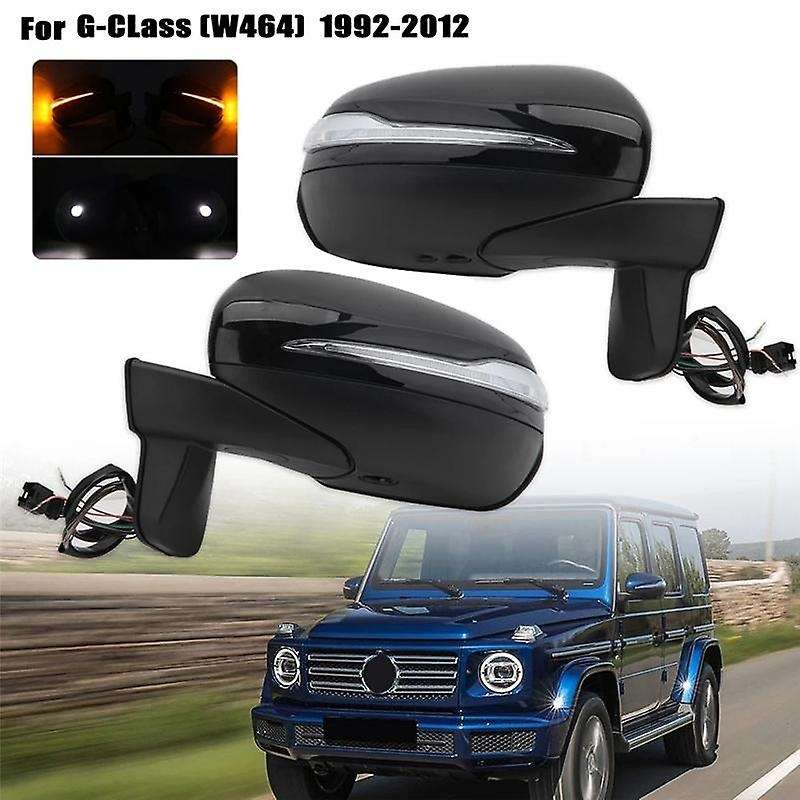 Left Side Power Folding Rearview Mirror Assembly for - G500 W463 G550 Upgrade W464 Outside Mirror He