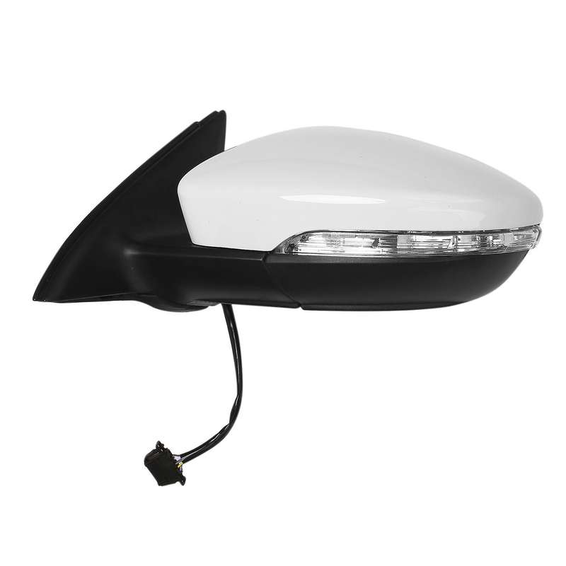 Left Side Rear View Mirror Assembly Power Glass Heated Turn Signal 6 Wires for 2011 - 2018 5C7857507