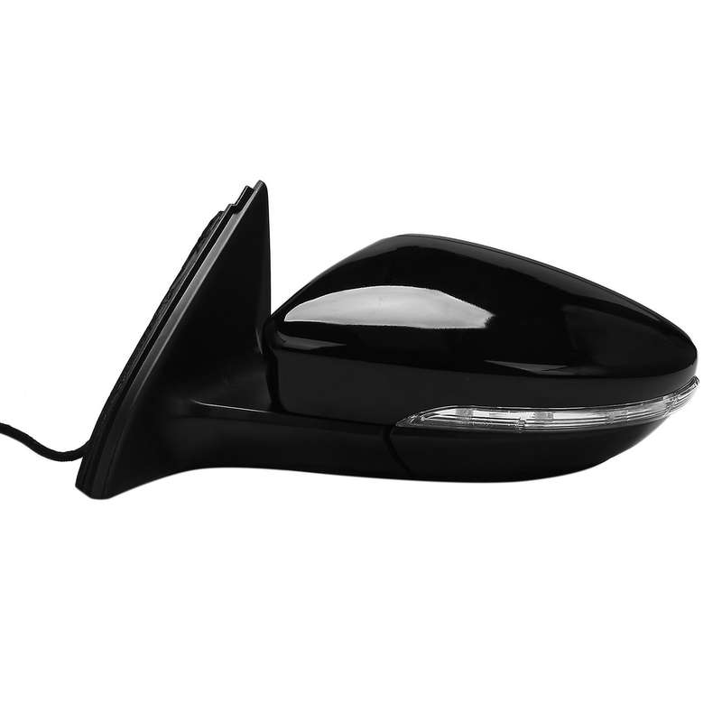 Left Side Rear View Mirror Assembly Power Glass Heated Turn Signal Foldable 8 Wires for 2011-2018 5C