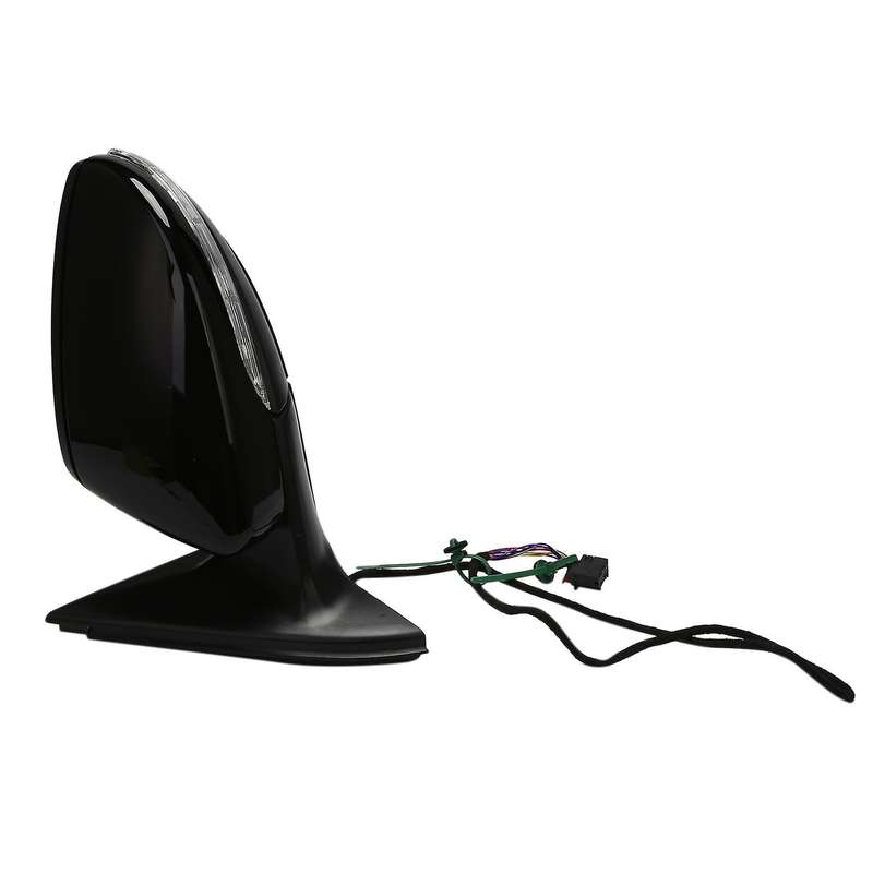 Left Side Rear View Mirror Assembly Power Glass Heated Turn Signal Foldable 8 Wires for 2011-2018 5C