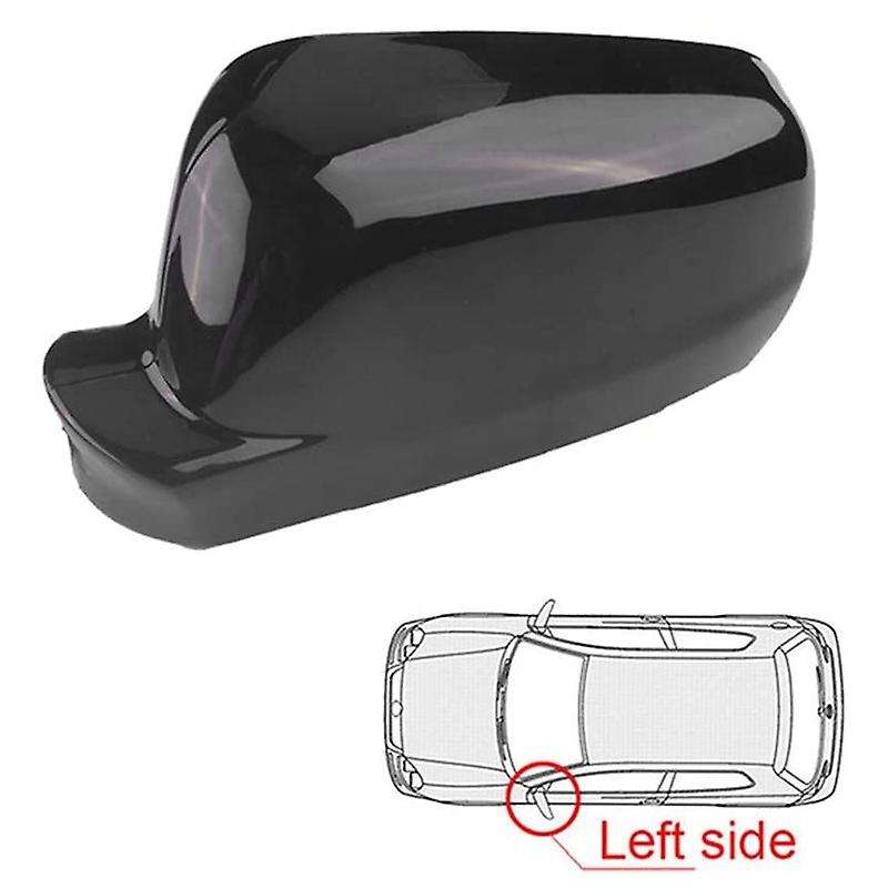 Left Side Rear View Mirror Cover Plastic Gloss Black for -Golf MK4 1999-2005 3B0857538B