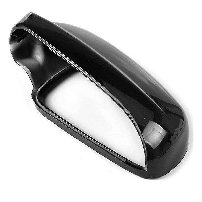 Left Side Rear View Mirror Cover Plastic Gloss Black for -Golf MK4 1999-2005 3B0857538B