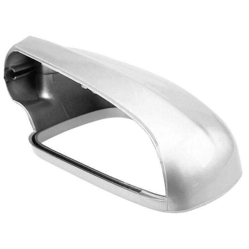 Left Side Rear View Mirror Cover Plastic Silver Weatherproof for Golf MK4 1999-2005 3B0857537B