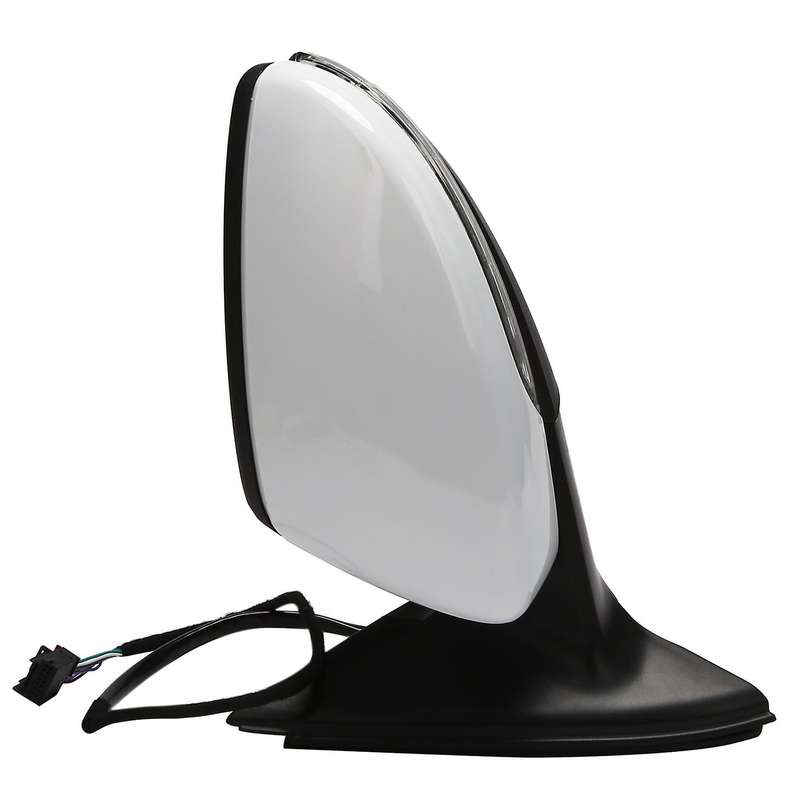 Left Side Rear View Mirror Assembly Power Glass Heated Turn Signal Foldable 8 Wires for 2011-2018 5C