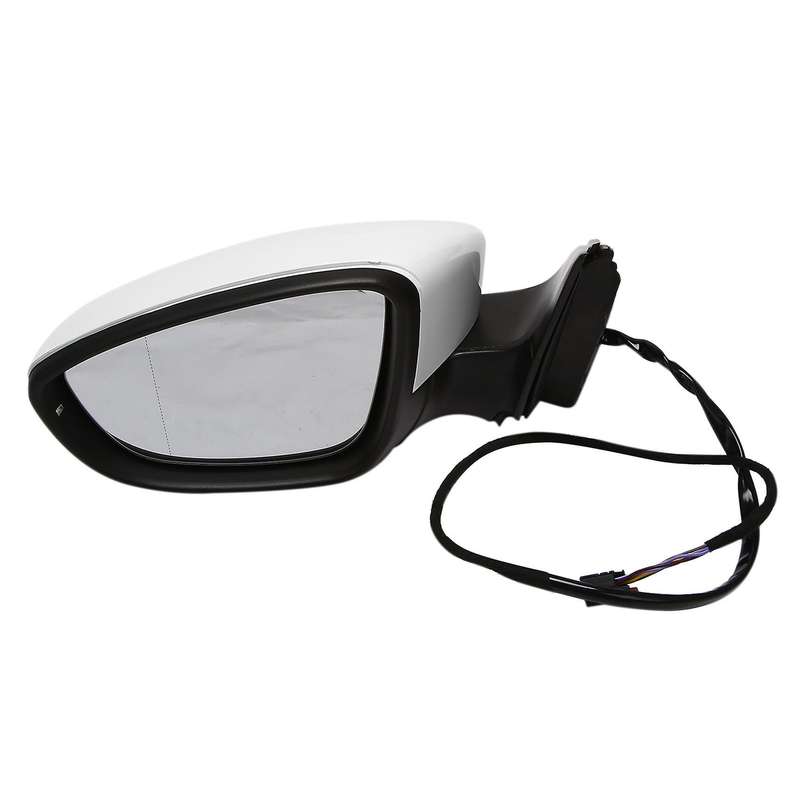 Left Side Rear View Mirror Assembly Power Glass Heated Turn Signal Foldable 8 Wires for 2011-2018 5C