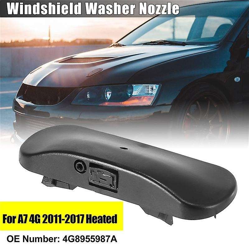 Left Side Windshield Windscreen Washer Nozzle Spray Jet 4G8955987A for - A7 4G 2011-2017 Heated