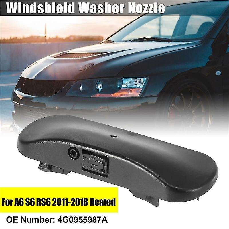 Left Side Windshield Windscreen Washer Nozzle Spray Jet 4g0955987a for - A6 C7 Allroad S6 Rs6 2011-