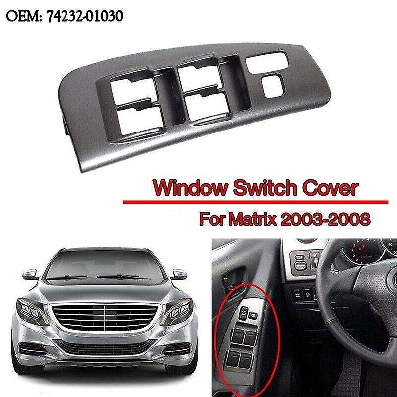 Left Side Window Door Switch Bezel Panel for 2003-2008 74232-01030 88970397