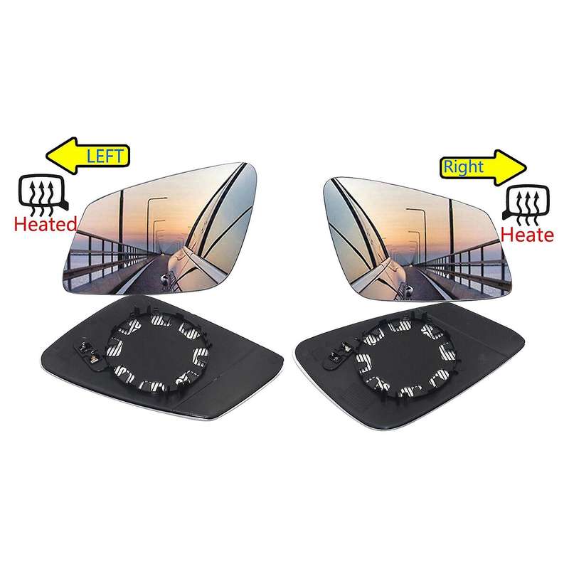 Left Side Wing Door Mirror Rearview Mirror Glass Heated 2pin for 1 2 3 4 5 Series F20 F22 F30 F34 F