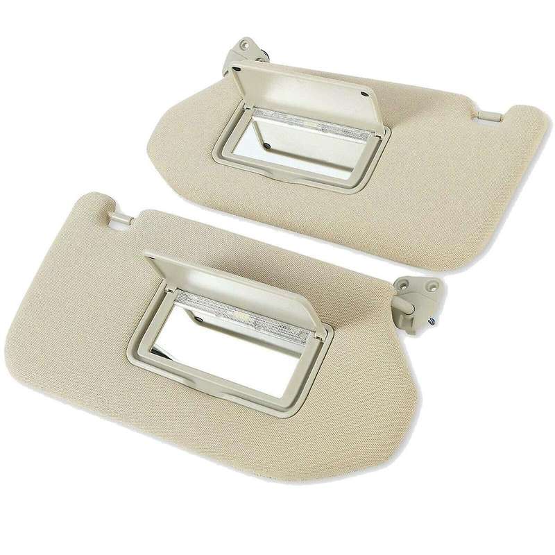 Left Sun Visor Shade Wtih Light for 2013-18 2014-17 Qx60 2013 Jx35 96400-9pb0a, 96401-9pb0a