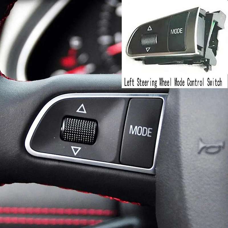 Left Steering Wheel Voice Volume Control Switch MFSW Control Switch for Q5 A3 A4 A5 A8L A7 A6 LHD 4E