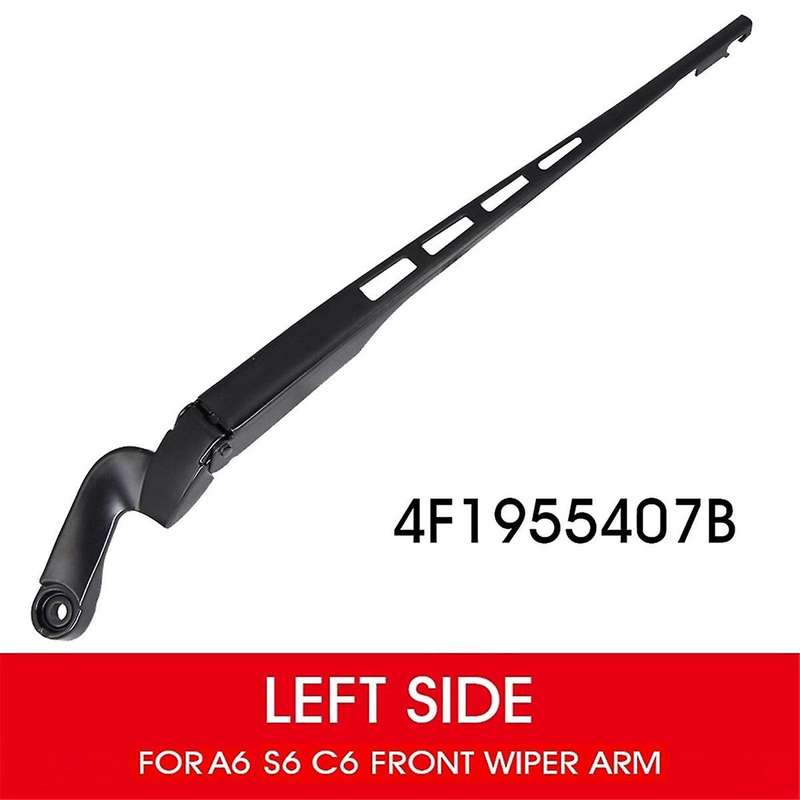 Left Windshield Wiper Front Window Wiper Arm for A6 C6 S6 2005-2011 4f1955407b