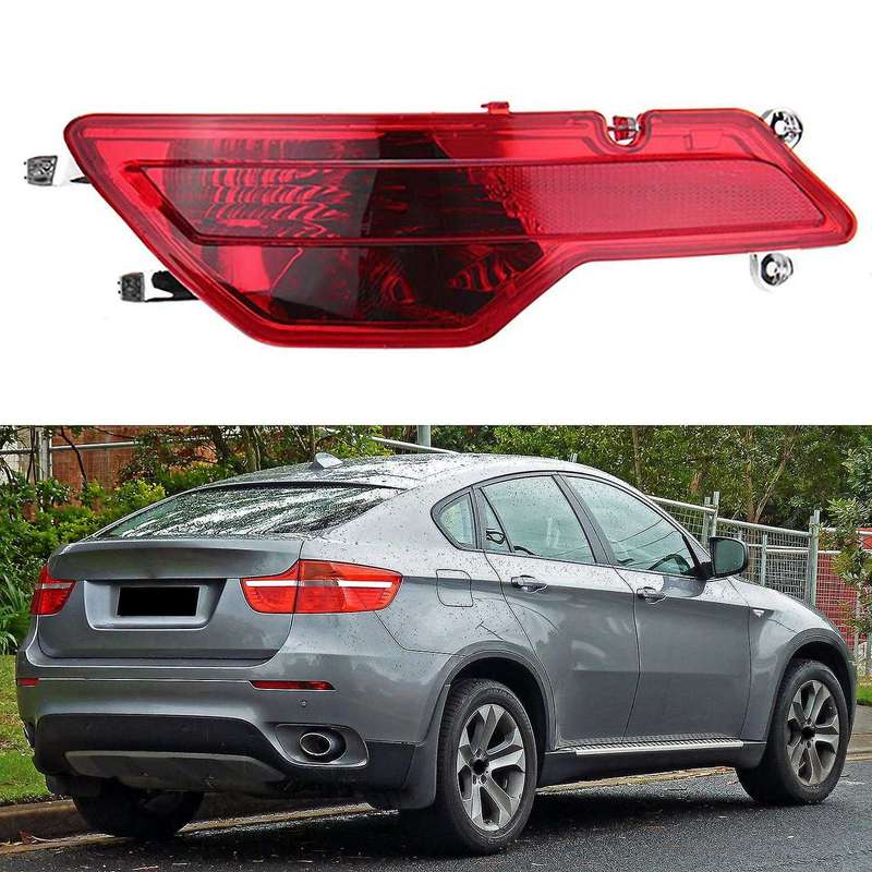 Left/Right Car Rear Bumper Fog Light Reflector for  X6 E71 E72 2008-2010 63147187219 63147187220 Fog