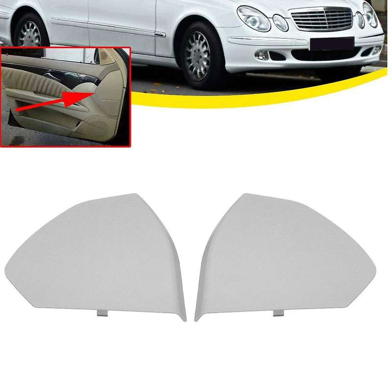 Left/Right Car Front Door Plastic Cover Trim for E-Class W211 2003-2009 2117270148 Grey