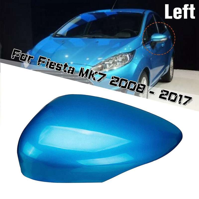 Left Wing Door Rearview Mirror Cover for Fiesta MK7 2008 2009 2010 2011 2012 2013 2014 2015 2016 201